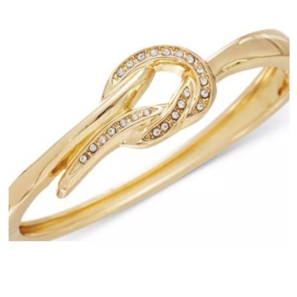 NEW Charter Club Gold-Tone Knot Bangle Bracelet - Picture 4 of 9